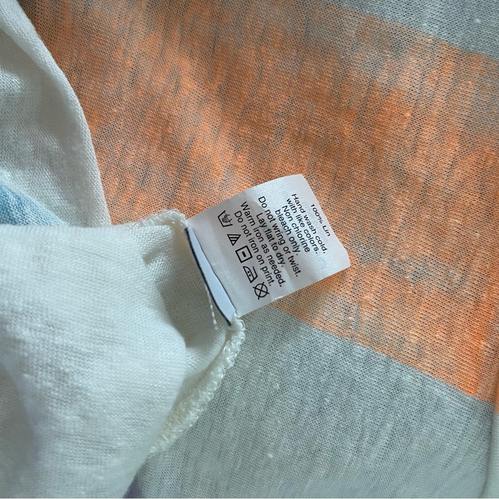 J. Crew Graphic Linen Tee - Picture 5 of 6